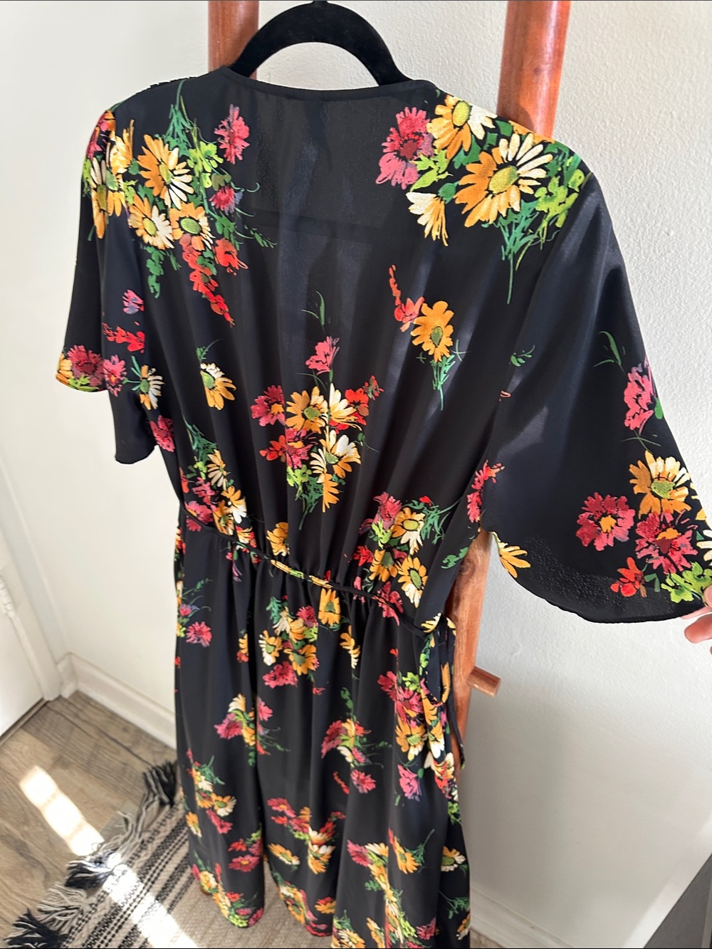 Mango cottagecore midi dress - Picture 8 of 9